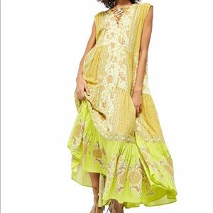 Free People Hanalei Bay Lace-Up Maxi Dress